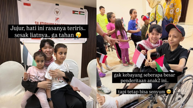 Willie Salim berikan bantuan untuk pasien anak Gaza, Palestina. [Instagram @willie27_]